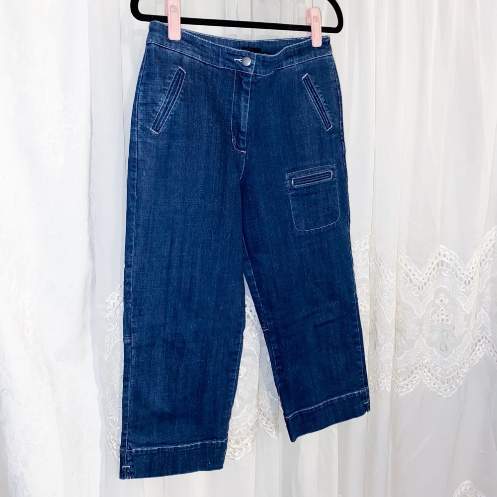 Chico’s Cropped Dark Wash Jeans